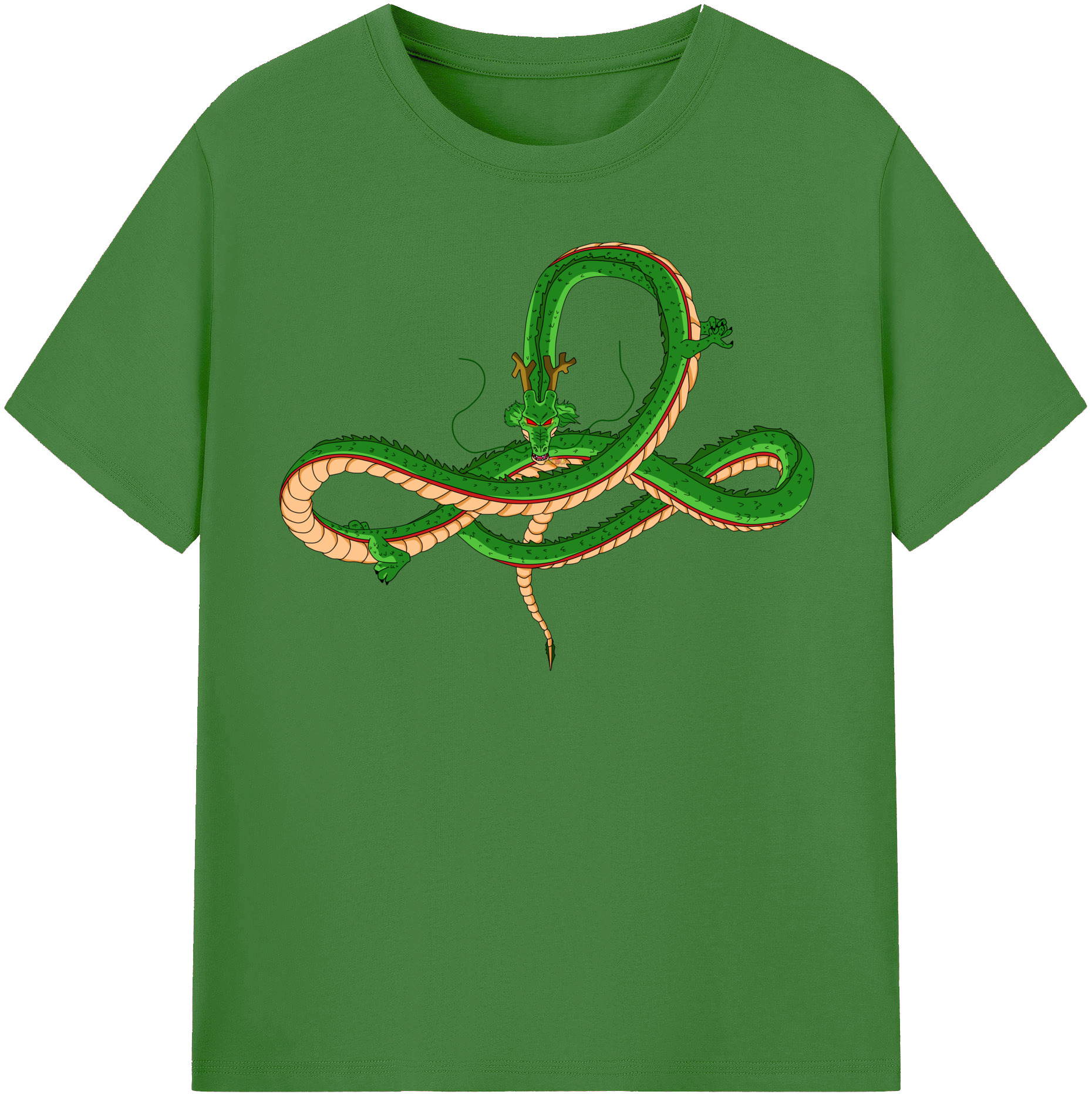 （画像用） ドラゴンボール 神龍 シェンロン DRAGON BALL Shenron レディースカジュアルプリントTシャツ（綿100％）